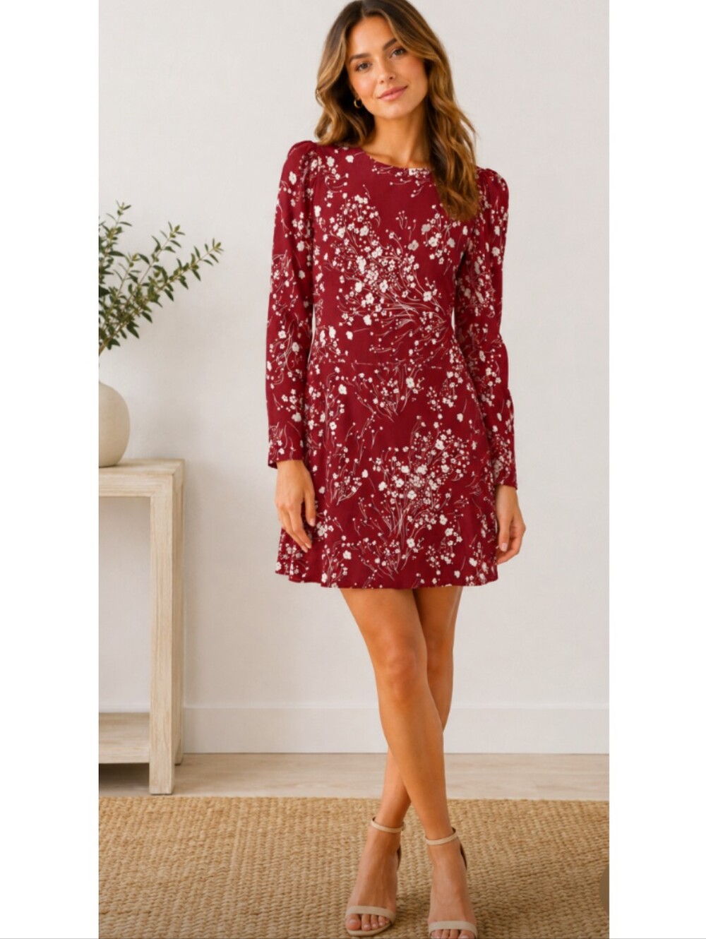 NEW Reformation Romee Floral Mini Dress